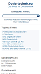 Mobile Screenshot of dosiertechnik.eu