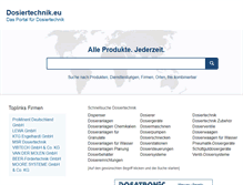 Tablet Screenshot of dosiertechnik.eu